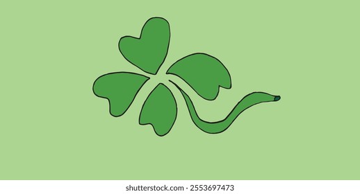 Outline illustration vector image of a clover.
Hand drawn artwork of a clover.
Simple cute original logo.
Hand drawn vector illustration for posters.