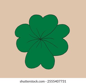 Outline illustration vector image of a clover.
Hand drawn artwork of a clover.
Simple cute original logo.
Hand drawn vector illustration for posters.