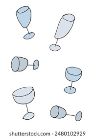 Outline illustration vector image of a cocktail glass.
Hand drawn artwork of a wine glass.
Simple cute original logo.
Hand drawn vector illustration for posters.