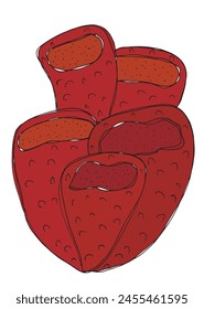 Ilustración de contorno Imagen de Vector de un coral.
Obra de arte dibujada a mano de un coral.
Simple lindo logotipo original.
Ilustración vectorial dibujada a mano para carteles.