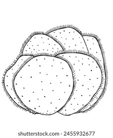 Outline illustration vector image of a coral.
Hand drawn artwork of a coral.
Simple cute original logo.
Hand drawn vector illustration for posters.