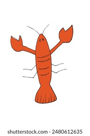 Outline illustration vector image of a crab.
Hand drawn artwork of a crab.
Simple cute original logo.
Hand drawn vector illustration for posters.