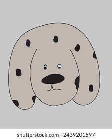 Outline illustration vector image of dalmatian dog.
Hand drawn artwork of a dalmatian dog logo.
Simple cute original logo.
Hand drawn vector illustration for posters.