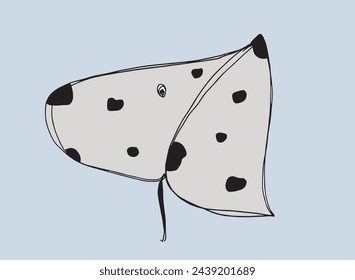 Outline illustration vector image of dalmatian dog.
Hand drawn artwork of a dalmatian dog logo.
Simple cute original logo.
Hand drawn vector illustration for posters.