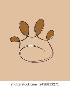 Ilustración de contorno de imagen vectorial de un perro.
Dibujo a mano del logotipo de un perro.
Simple lindo logotipo original.
Dibujado a mano ilustración vectorial para carteles.