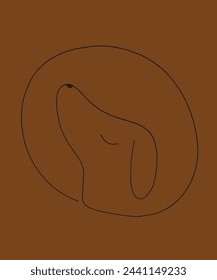 Ilustración de contorno de imagen vectorial de un perro.
Dibujo a mano del logotipo de un perro.
Simple lindo logotipo original.
Dibujado a mano ilustración vectorial para carteles.