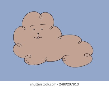 Outline illustration vector image of a dog.
Hand drawn artwork of a dog.
Simple cute original logo.
Hand drawn vector illustration for posters.