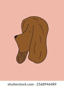 Outline illustration vector image of a dog.
Hand drawn artwork of a dog.
Simple cute original logo.
Hand drawn vector illustration for posters.