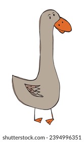 Outline illustration vector image of a duck.
Hand drawn artwork of a duck.
Simple cute original logo.
Hand drawn vector illustration for posters, cards, t-shirts.