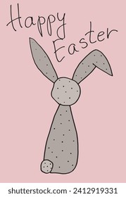 Outline illustration vector image of a Easter card.
Hand drawn artwork of a Easter elements.
Simple cute original logo.
Hand drawn vector illustration for posters