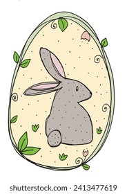 Outline illustration vector image of a Easter card.
Hand drawn artwork of a Easter elements.
Simple cute original logo.
Hand drawn vector illustration for posters