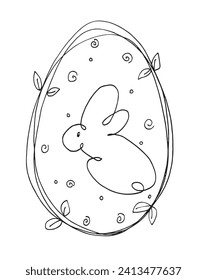 Outline illustration vector image of a Easter card.
Hand drawn artwork of a Easter elements.
Simple cute original logo.
Hand drawn vector illustration for posters