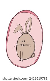 Outline illustration vector image of a Easter card.
Hand drawn artwork of a Easter elements.
Simple cute original logo.
Hand drawn vector illustration for posters
