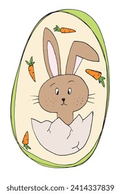 Outline illustration vector image of a Easter card.
Hand drawn artwork of a Easter elements.
Simple cute original logo.
Hand drawn vector illustration for posters