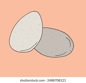 Outline illustration vector image of an eggs.
Hand drawn artwork of an eggs.
Simple cute original logo.
Hand drawn vector illustration for posters.