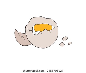 Outline illustration vector image of an eggs.
Hand drawn artwork of an eggs.
Simple cute original logo.
Hand drawn vector illustration for posters.