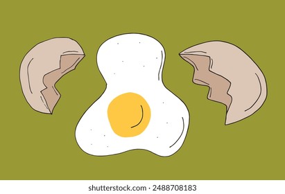 Outline illustration vector image of an eggs.
Hand drawn artwork of an eggs.
Simple cute original logo.
Hand drawn vector illustration for posters.
