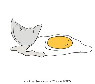 Outline illustration vector image of an eggs.
Hand drawn artwork of an eggs.
Simple cute original logo.
Hand drawn vector illustration for posters.