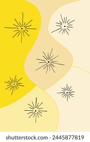 Outline illustration vector image of a fireworks.
Hand drawn artwork of a fireworks.
Simple cute original logo.
Hand drawn vector illustration for posters.