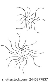 Outline illustration vector image of a fireworks.
Hand drawn artwork of a fireworks.
Simple cute original logo.
Hand drawn vector illustration for posters.