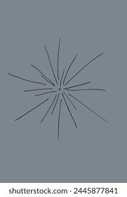 Outline illustration vector image of a fireworks.
Hand drawn artwork of a fireworks.
Simple cute original logo.
Hand drawn vector illustration for posters.