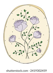 Outline illustration vector image of a flower.
Hand drawn artwork of a flowers.
Simple cute original logo.
Hand drawn vector illustration for posters.