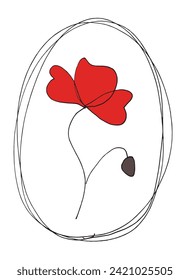 Outline illustration vector image of a flower.
Hand drawn artwork of a flowers.
Simple cute original logo.
Hand drawn vector illustration for posters.