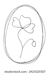 Ilustración de esquema de imagen vectorial de una flor.
Obra artística de mano de una flor.
Simple y lindo logo original.
Ilustración vectorial dibujada a mano para afiches.