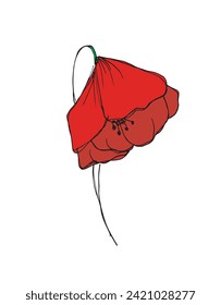 Outline illustration vector image of a flower.
Hand drawn artwork of a flowers.
Simple cute original logo.
Hand drawn vector illustration for posters.