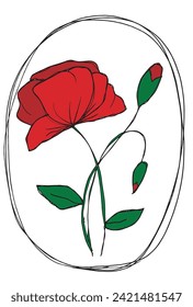 Outline illustration vector image of a flower.
Hand drawn artwork of a flowers.
Simple cute original logo.
Hand drawn vector illustration for posters.
