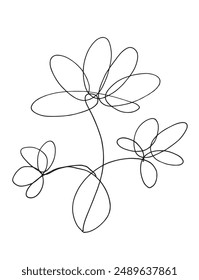 Ilustración de contorno Imagen de Vector de una flor.
Dibujo a mano de una flor.
Simple lindo logotipo original.
Ilustración vectorial dibujada a mano para carteles.