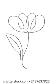 Outline illustration vector image of a flower.
Hand drawn artwork of a flower.
Simple cute original logo.
Hand drawn vector illustration for posters.