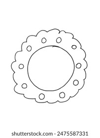 Outline illustration vector image of a gingerbread cookie.
Hand drawn artwork of a gingerbread cookie.
Simple cute original logo.
Hand drawn vector illustration for posters.