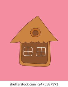 Outline illustration vector image of a gingerbread cookie.
Hand drawn artwork of a gingerbread cookie.
Simple cute original logo.
Hand drawn vector illustration for posters.