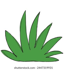 Outline illustration vector image of a grass.
Hand drawn artwork of a grass.
Simple cute original logo.
Hand drawn vector illustration for posters.