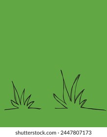 Outline illustration vector image of a grass.
Hand drawn artwork of a grass.
Simple cute original logo.
Hand drawn vector illustration for posters.
