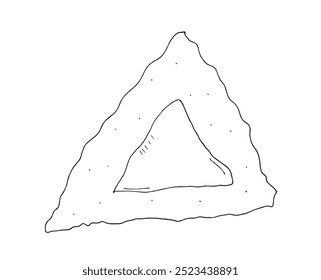 Outline illustration vector image of a gyoza.
Hand drawn artwork of a gyoza.
Simple cute original logo.
Hand drawn vector illustration for posters.