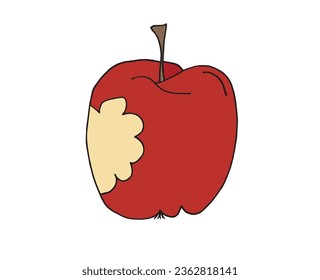 Outline illustration vector image of healthy life.
Hand drawn artwork of healthy living. 
Simple cute original logo.
Hand drawn vector illustration for posters, cards, t-shirts.