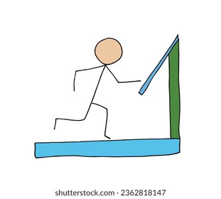 Outline illustration vector image of healthy life.
Hand drawn artwork of healthy living. 
Simple cute original logo.
Hand drawn vector illustration for posters, cards, t-shirts.