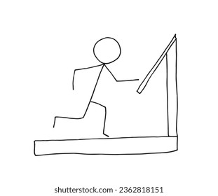 Outline illustration vector image of healthy life.
Hand drawn artwork of healthy living. 
Simple cute original logo.
Hand drawn vector illustration for posters, cards, t-shirts.