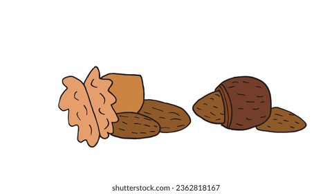 Outline illustration vector image of healthy life.
Hand drawn artwork of healthy living. 
Simple cute original logo.
Hand drawn vector illustration for posters, cards, t-shirts.