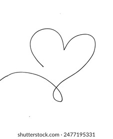 Outline illustration vector image of a heart.
Hand drawn artwork of a hearts.
Simple cute original logo.
Hand drawn vector illustration for posters.