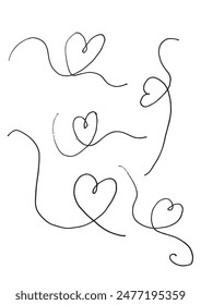 Outline illustration vector image of a heart.
Hand drawn artwork of a hearts.
Simple cute original logo.
Hand drawn vector illustration for posters.