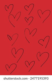 Outline illustration vector image of a heart.
Hand drawn artwork of a hearts.
Simple cute original logo.
Hand drawn vector illustration for posters.