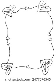 Outline illustration vector image of a heart.
Hand drawn artwork of a hearts.
Simple cute original logo.
Hand drawn vector illustration for posters.