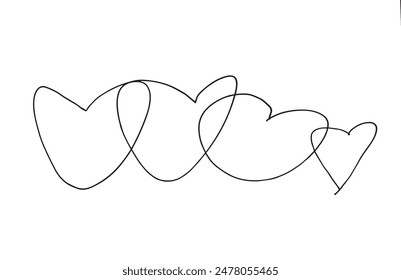 Outline illustration vector image of a heart.
Hand drawn artwork of a hearts.
Simple cute original logo.
Hand drawn vector illustration for posters.