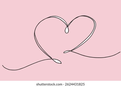 Outline illustration vector image of a heart.
Hand drawn artwork of a heart.
Simple cute original logo.
Hand drawn vector illustration for posters.