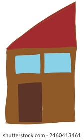 Ilustración de contorno Imagen de Vector de una casa.
Obra de arte dibujada a mano de una casa.
Simple lindo logotipo original.
Ilustración vectorial dibujada a mano para carteles.