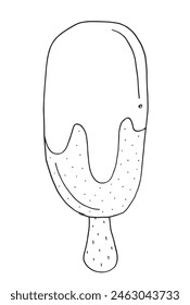 Outline illustration vector image of an ice cream.
Hand drawn artwork of an ice cream.
Simple cute original logo.
Hand drawn vector illustration for posters.