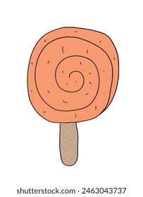 Outline illustration vector image of an ice cream.
Hand drawn artwork of an ice cream.
Simple cute original logo.
Hand drawn vector illustration for posters.